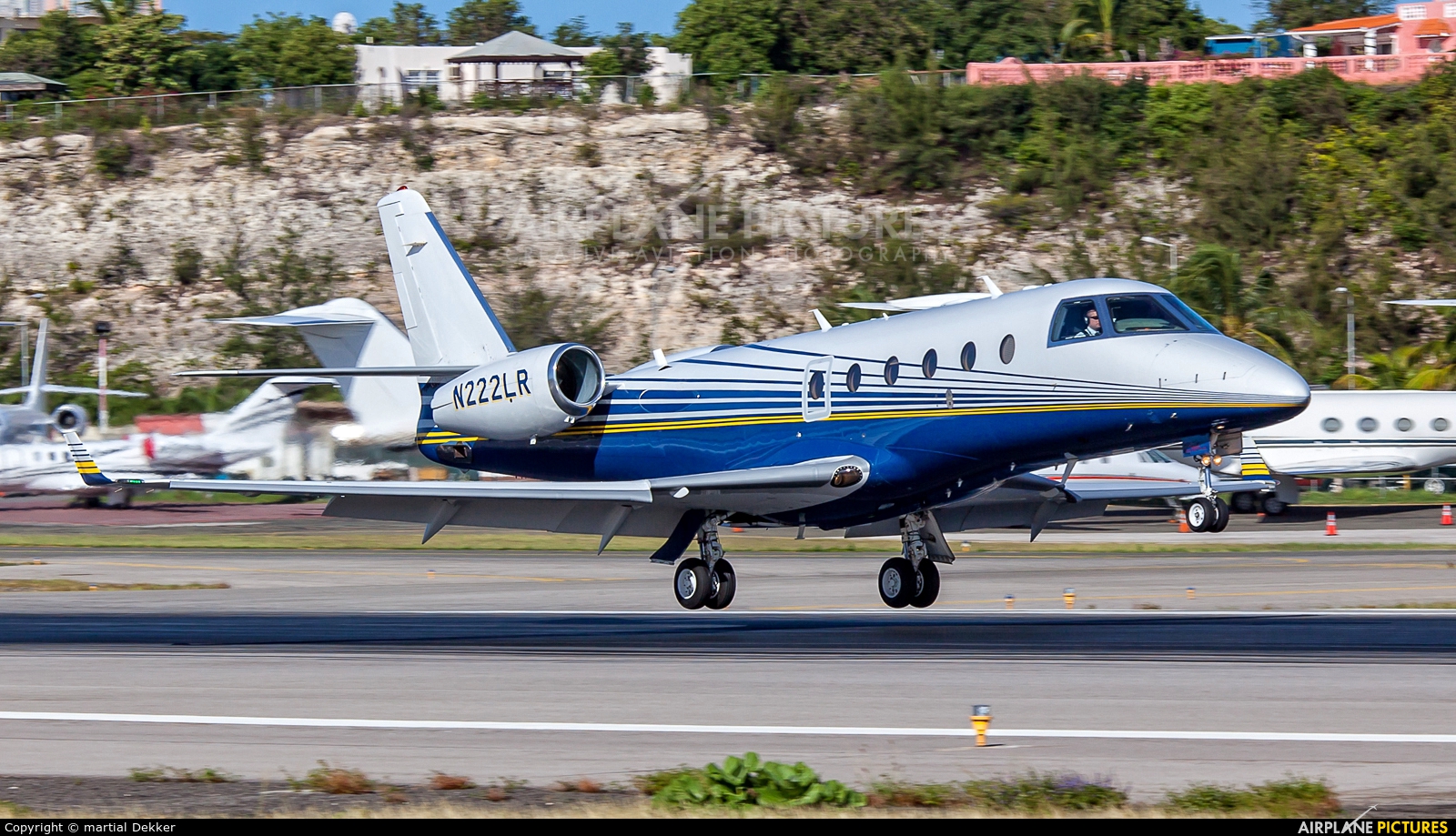 Private N222LR aircraft at Sint Maarten - Princess Juliana Intl