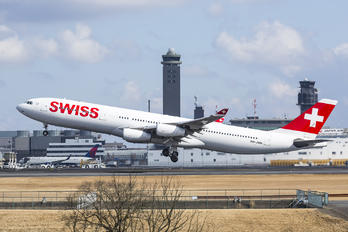 HB-JMN - Swiss Airbus A340-300