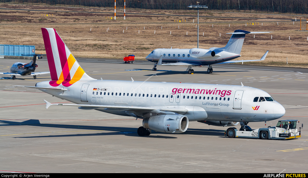 Germanwings D-AGWI aircraft at Cologne Bonn - Konrad Adenauer