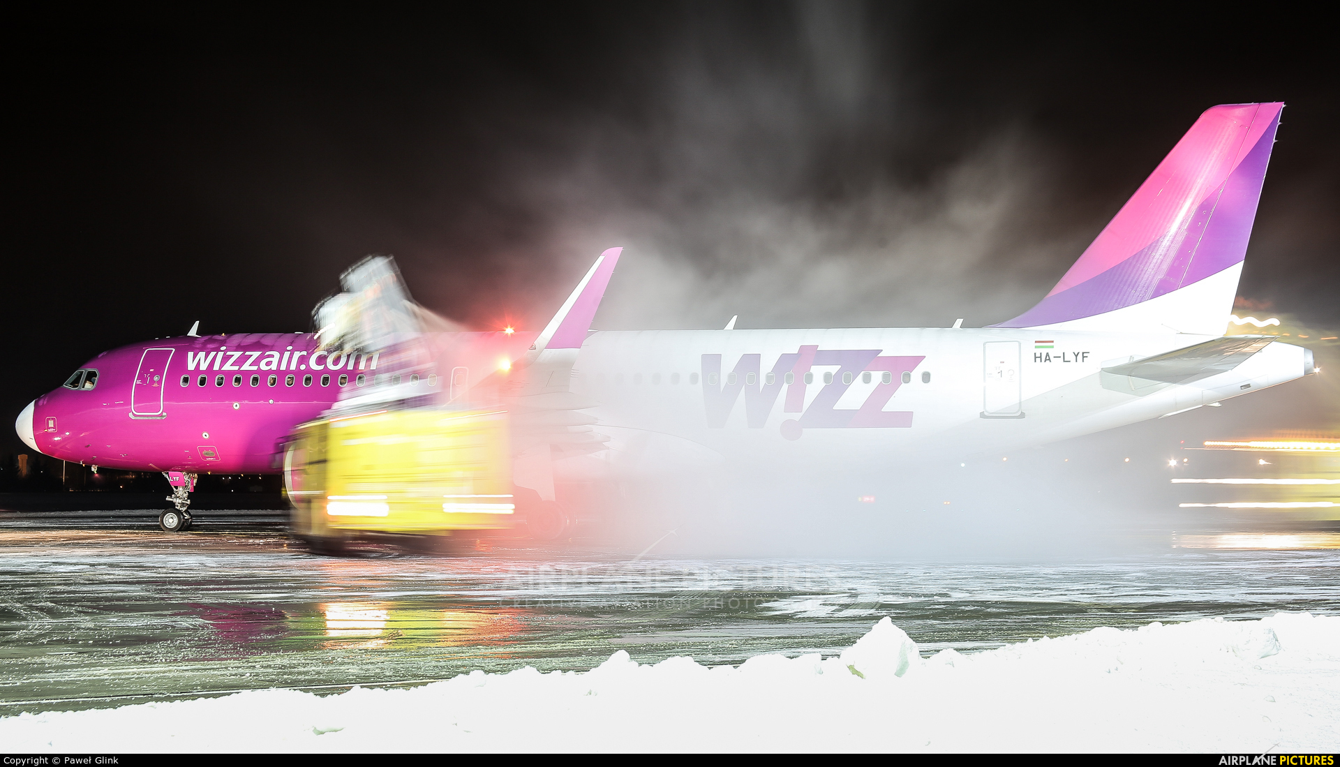 Wizz Air HA-LYF aircraft at Gdańsk - Lech Wałęsa