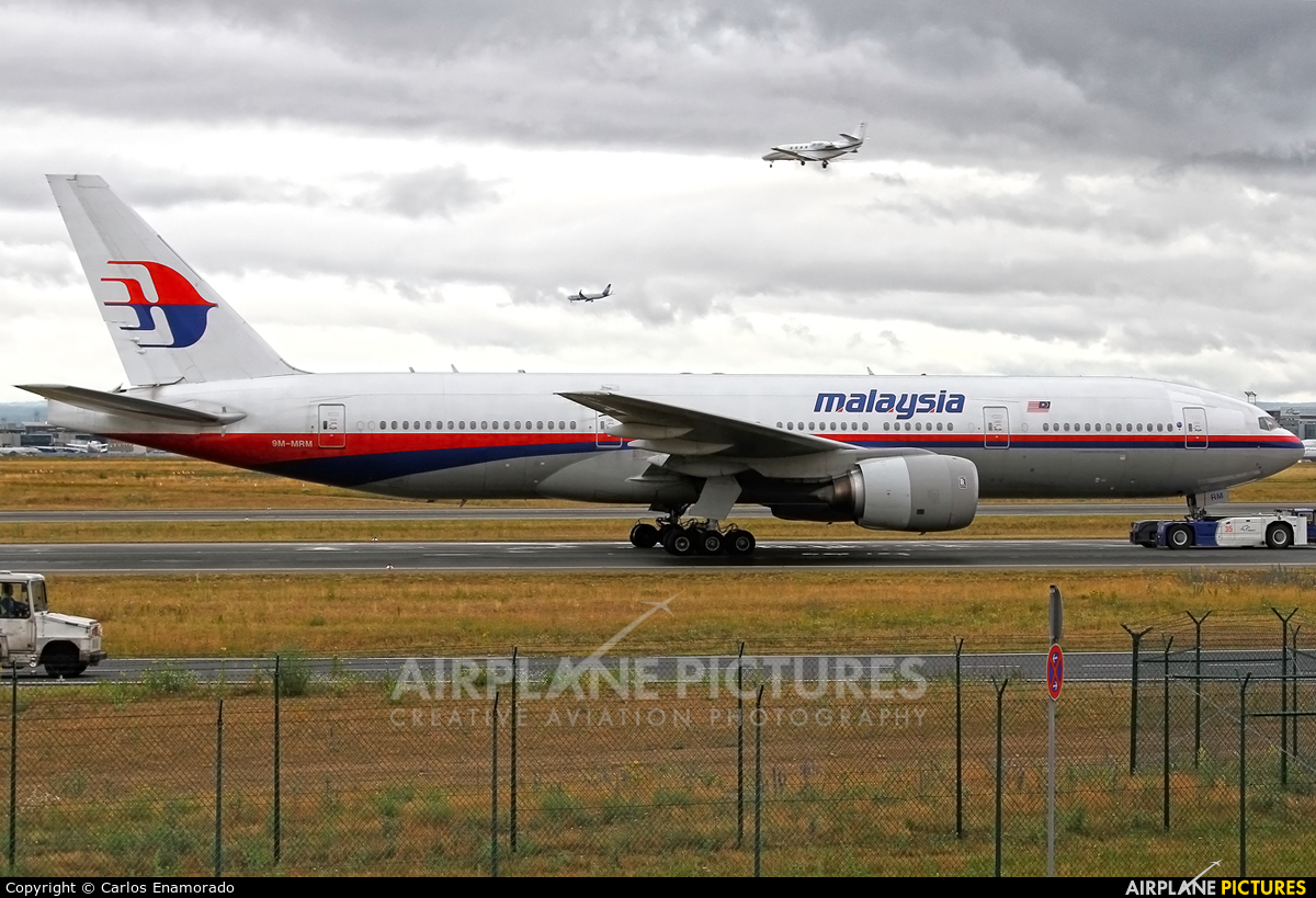 Malaysia Airlines 9M-MRM aircraft at Frankfurt