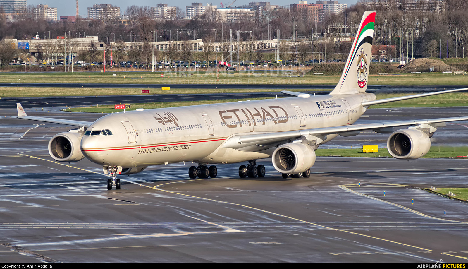 Etihad Airways A6-EHH aircraft at Amsterdam - Schiphol