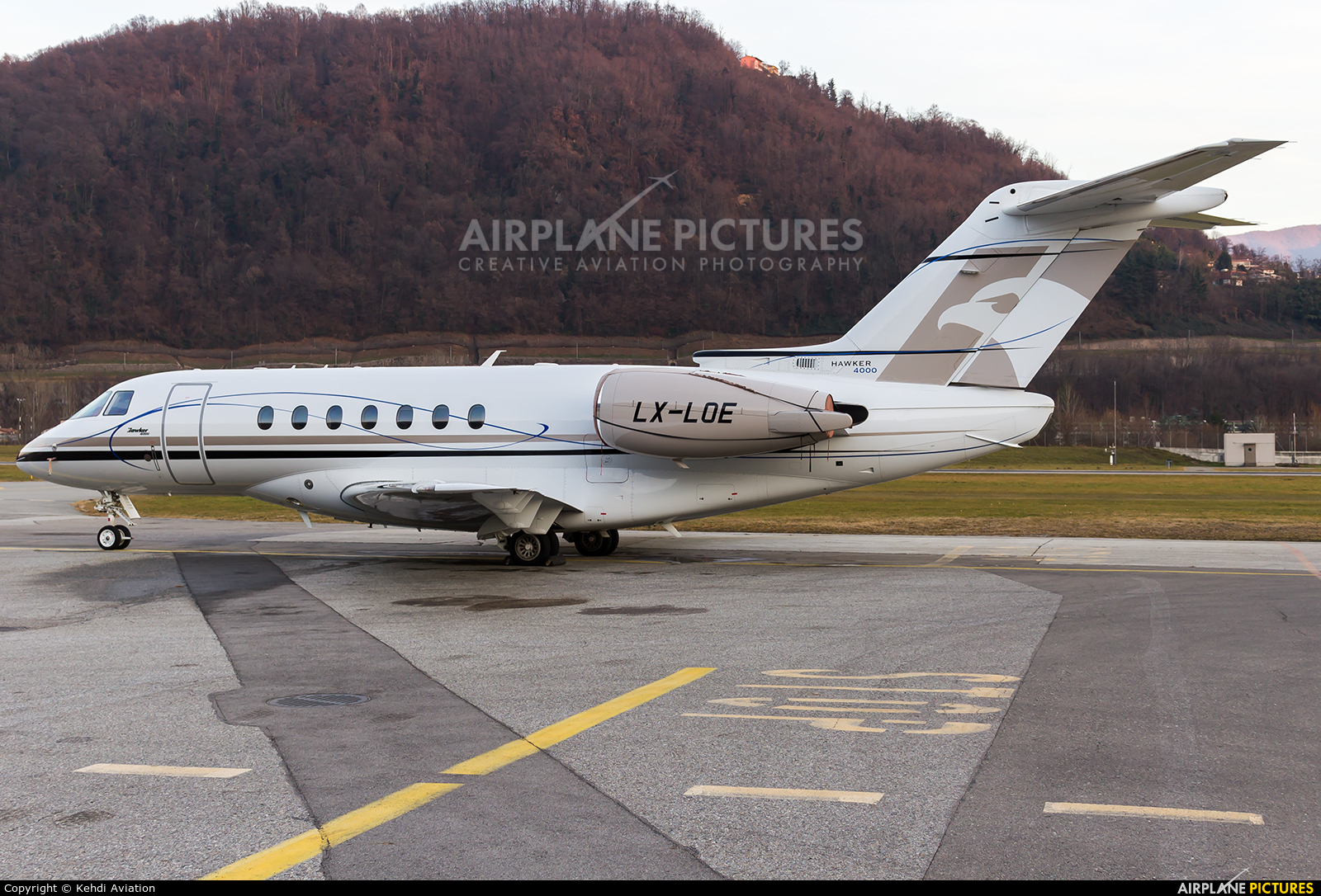 Flying Group LX-LOE aircraft at Lugano - Agno
