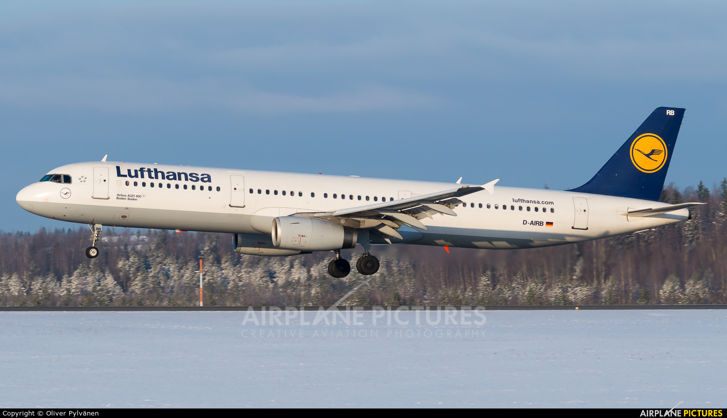Lufthansa D-AIRB aircraft at Helsinki - Vantaa