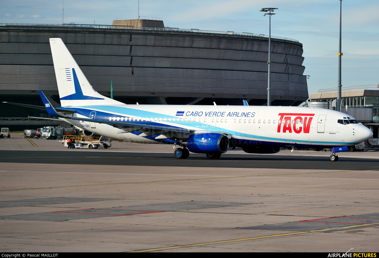 TACV-Cabo Verde Airlines D4-CBX aircraft at Paris - Charles de Gaulle