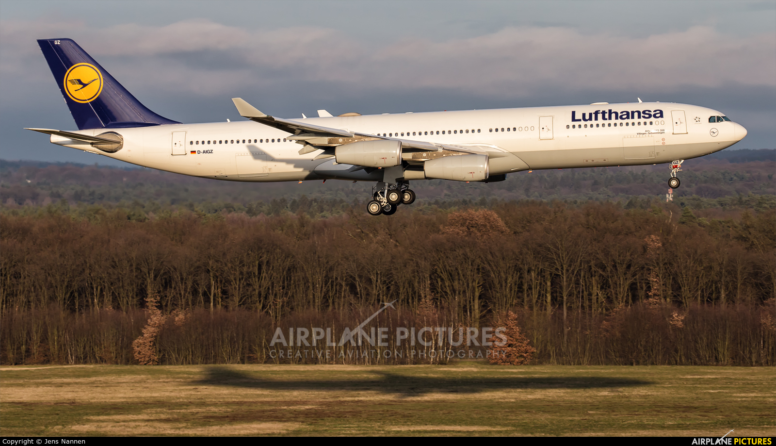 Lufthansa D-AIGZ aircraft at Cologne Bonn - Konrad Adenauer