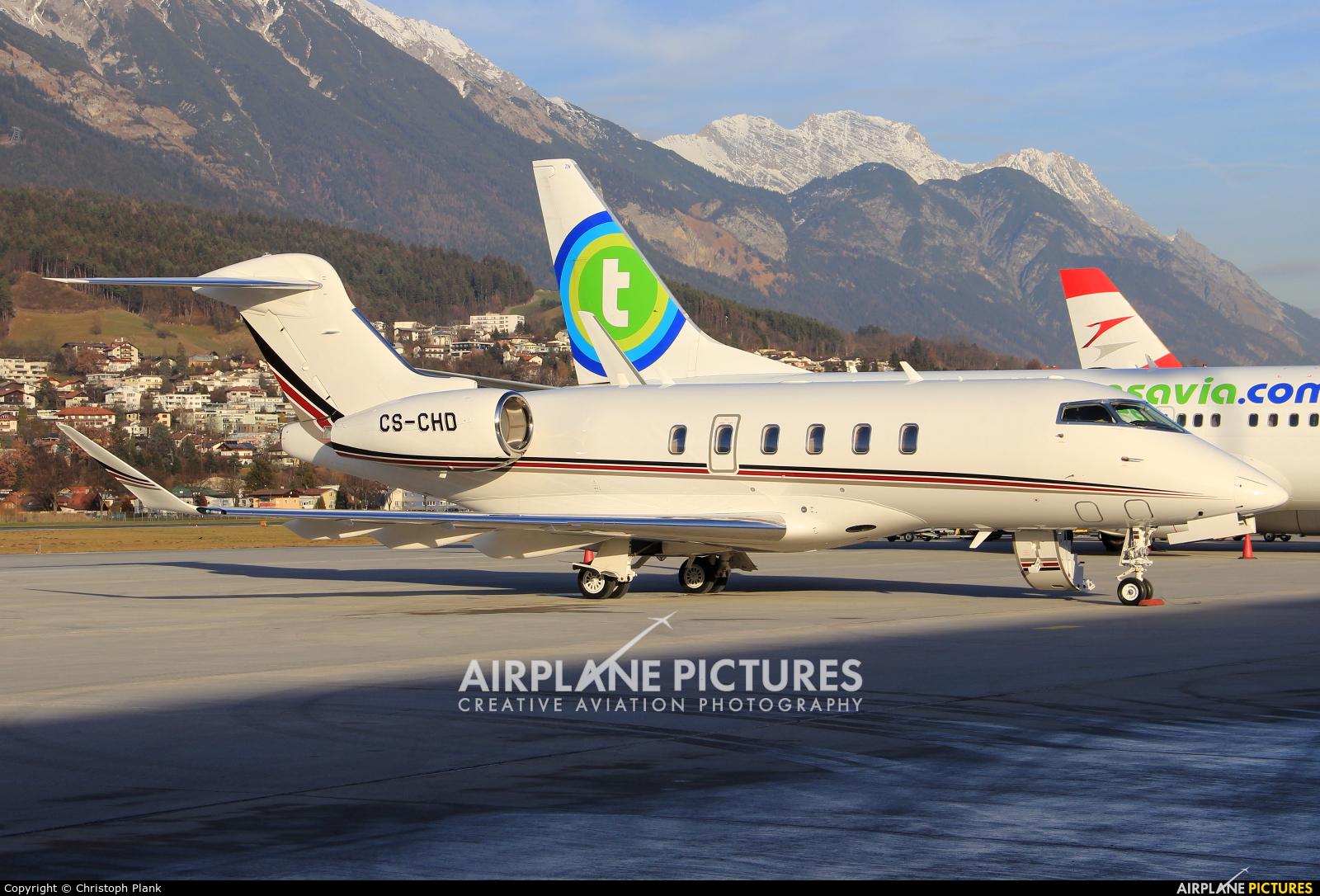NetJets Europe (Portugal) CS-CHD aircraft at Innsbruck