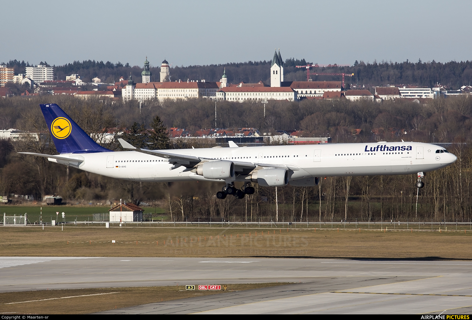 Lufthansa D-AIHS aircraft at Munich