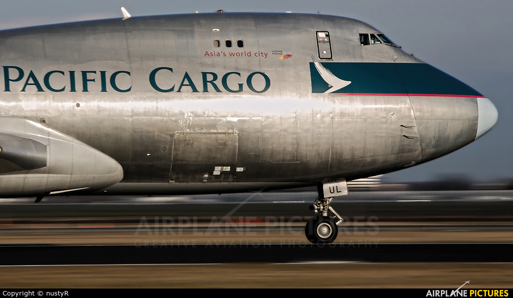Cathay Pacific Cargo B-HUL aircraft at Amsterdam - Schiphol