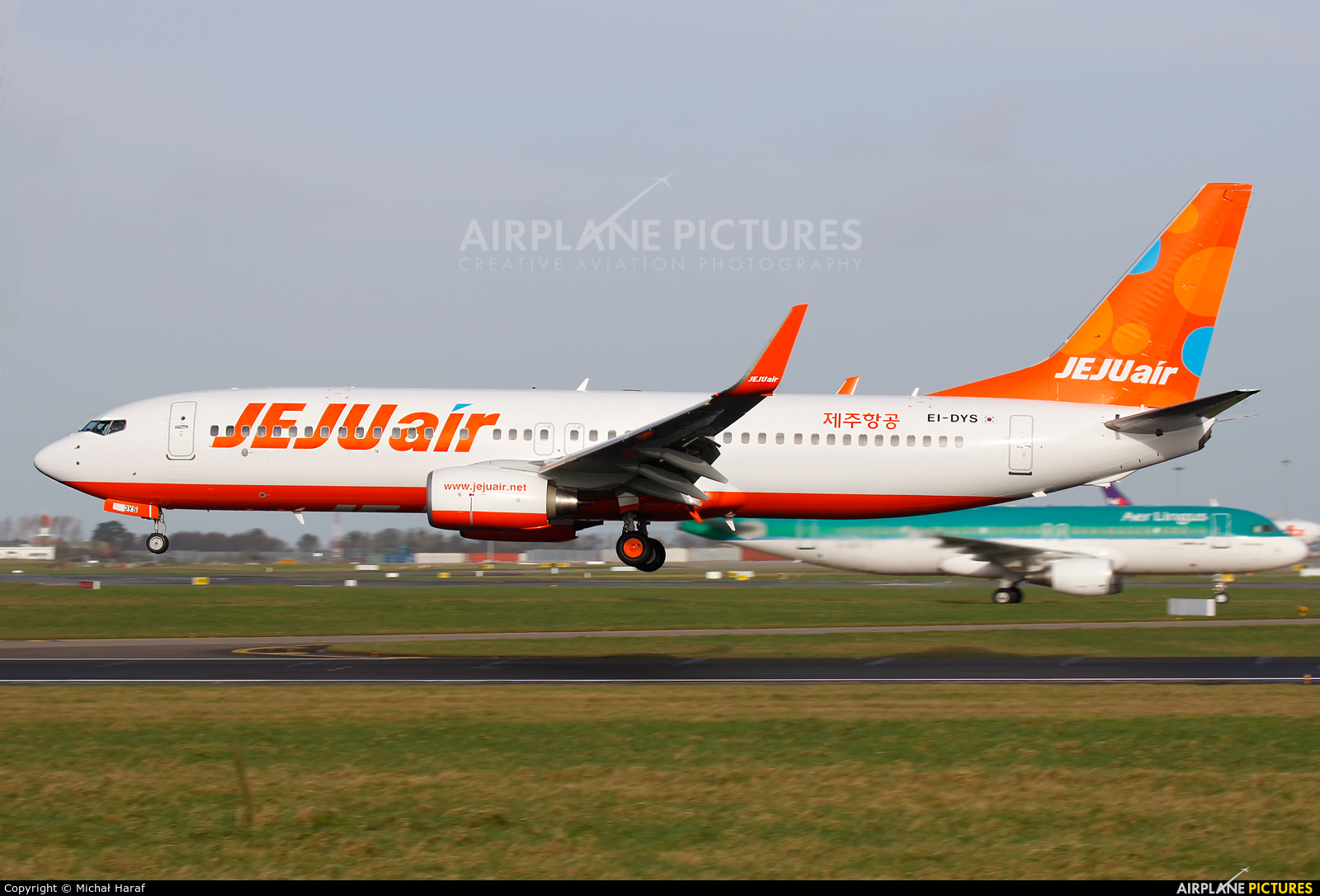 Jeju Air EI-DYS aircraft at Dublin