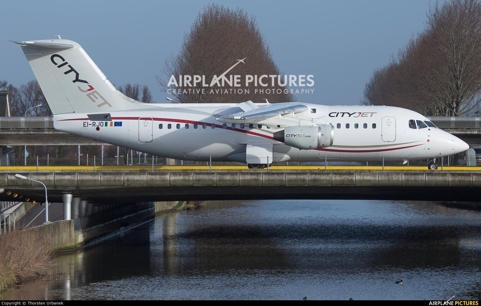 CityJet EI-RJO aircraft at Amsterdam - Schiphol