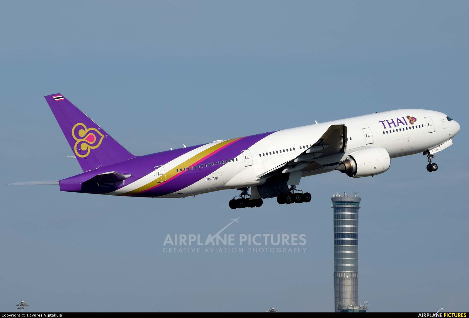 Thai Airways HS-TJU aircraft at Bangkok - Suvarnabhumi