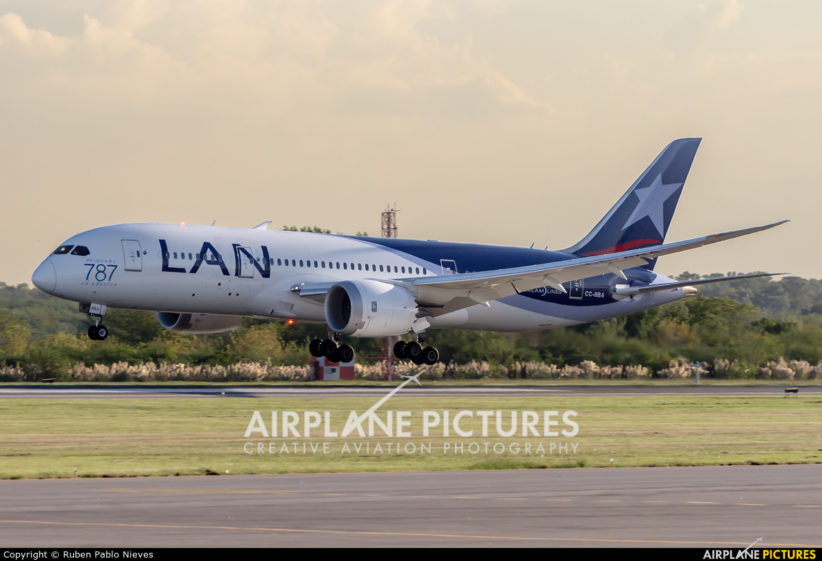 LAN Airlines CC-BBA aircraft at Buenos Aires - Ministro Pistarini