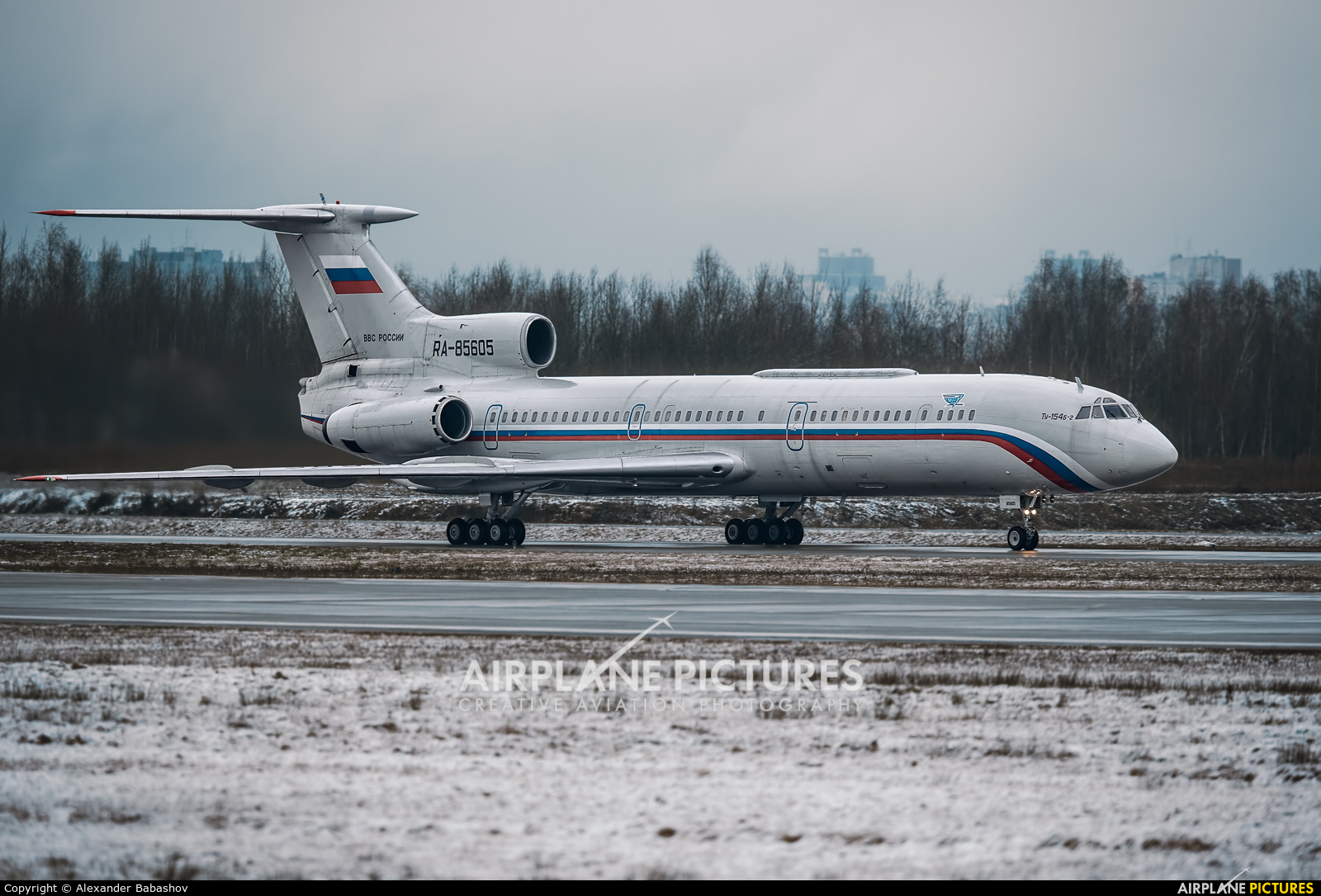 Russia - Air Force RA-85605 aircraft at St. Petersburg - Pulkovo