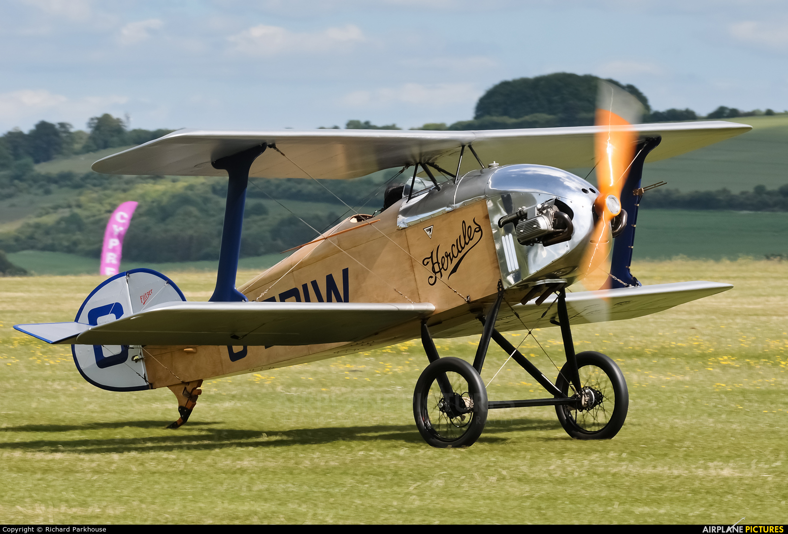 Private G-ERIW aircraft at Old Sarum