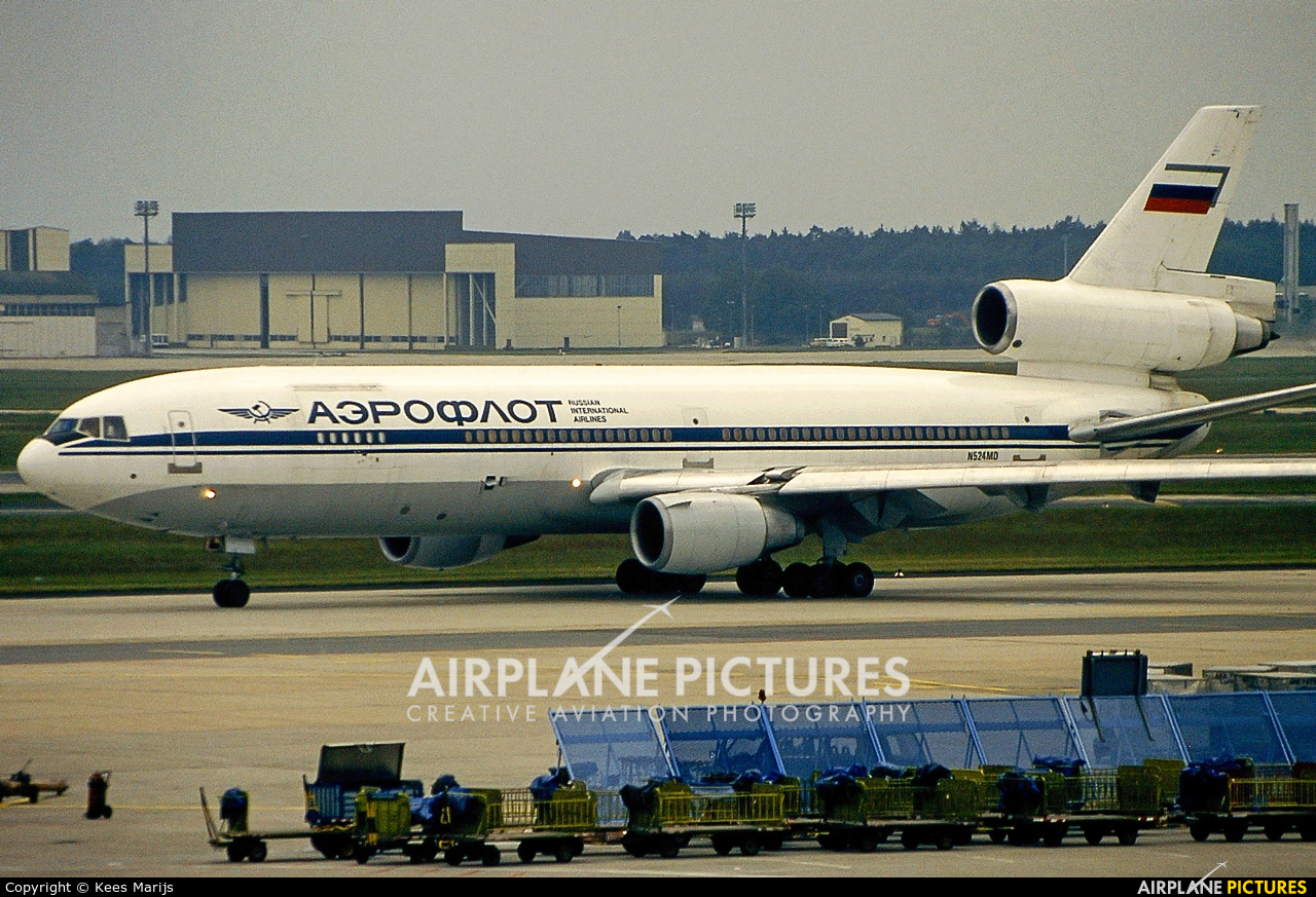 Aeroflot Cargo N524MD aircraft at Frankfurt