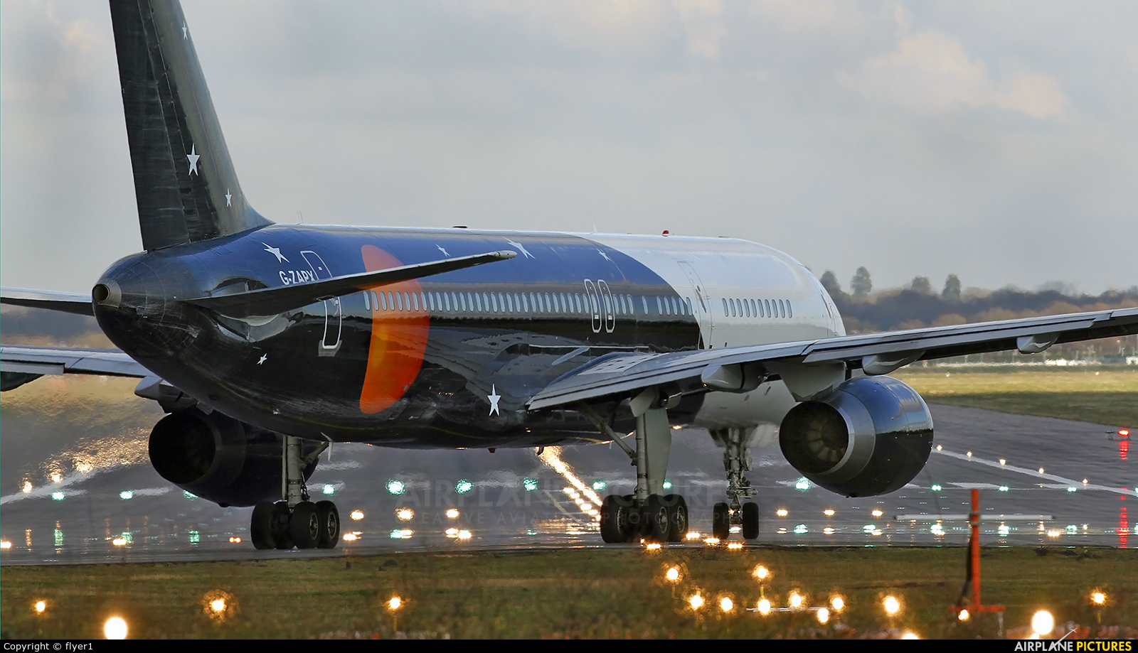 Titan Airways G-ZAPX aircraft at London - Gatwick