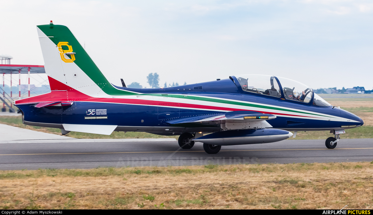 Italy - Air Force "Frecce Tricolori" MM55058 aircraft at Radom - Sadków