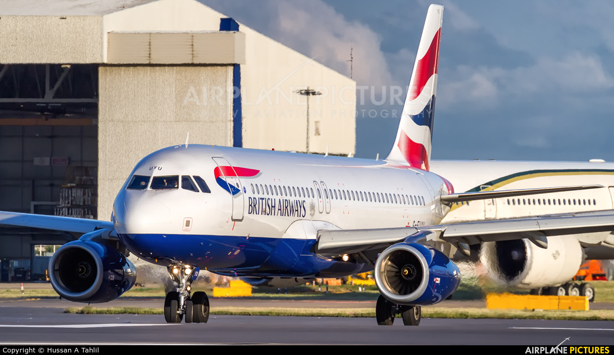 British Airways G-EUYU aircraft at London - Heathrow