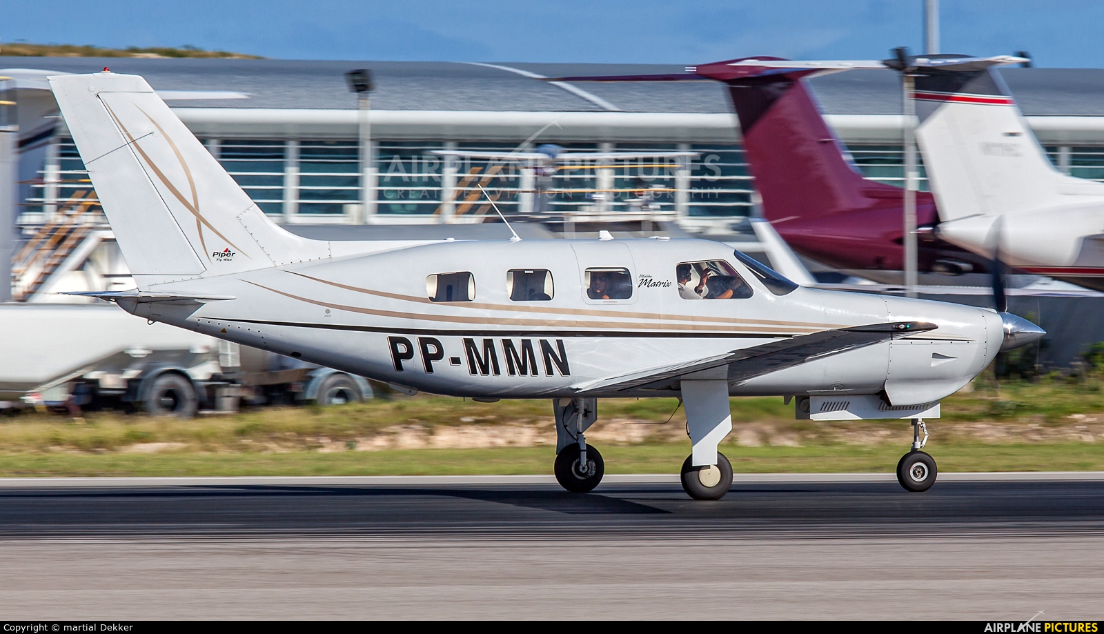 Private PP-MMN aircraft at Sint Maarten - Princess Juliana Intl