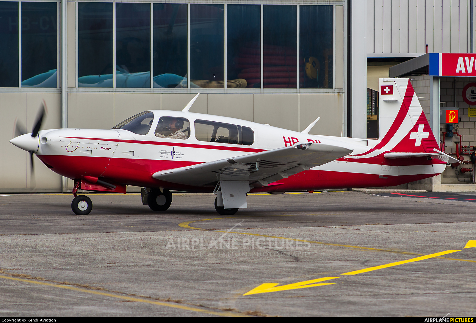 Private HB-DIL aircraft at Locarno