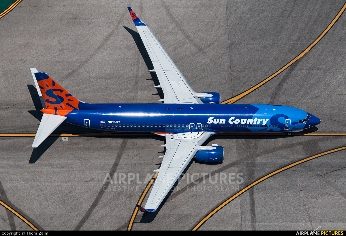 Sun Country Airlines N815SY aircraft at Los Angeles Intl