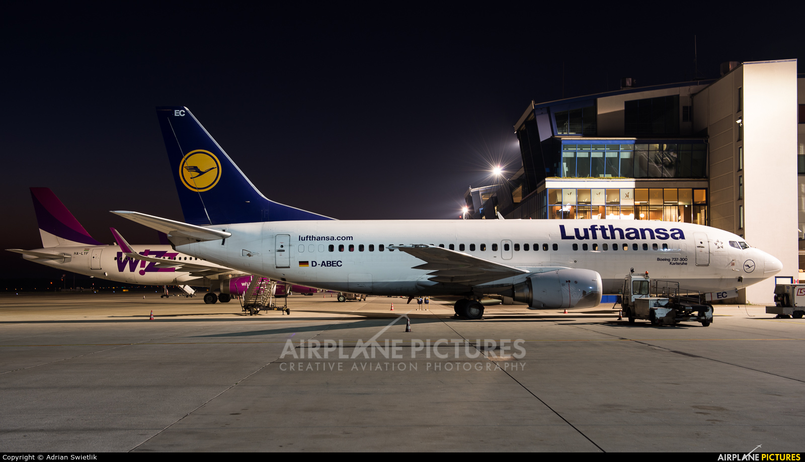 Lufthansa D-ABEC aircraft at Katowice - Pyrzowice