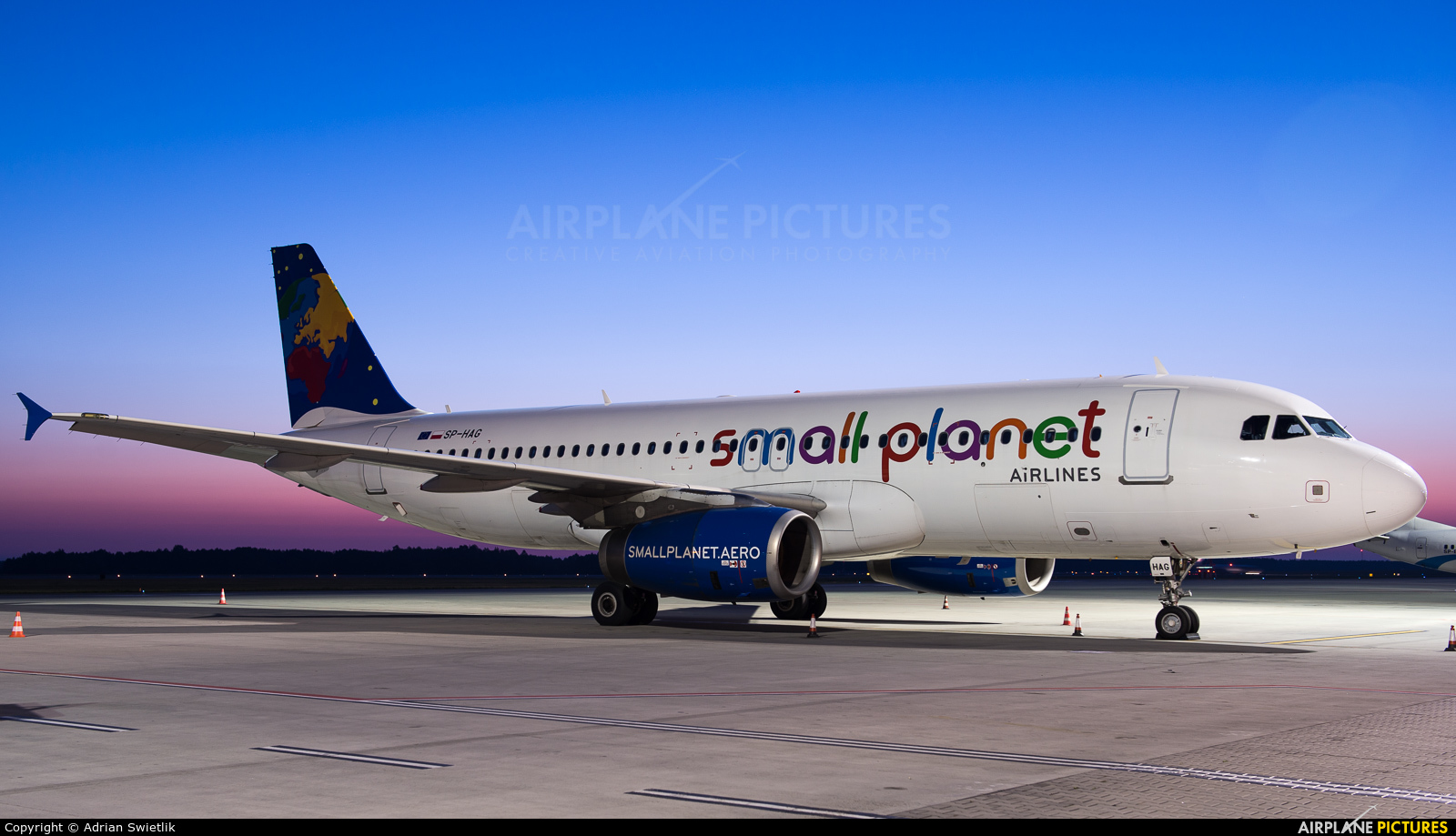 Small Planet Airlines SP-HAG aircraft at Katowice - Pyrzowice