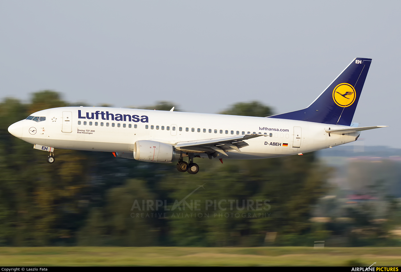 Lufthansa D-ABEH aircraft at Budapest Ferenc Liszt International Airport