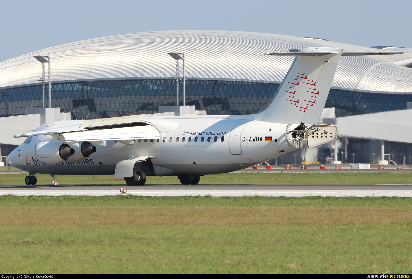 Brussels Airlines D-AWBA aircraft at Zagreb