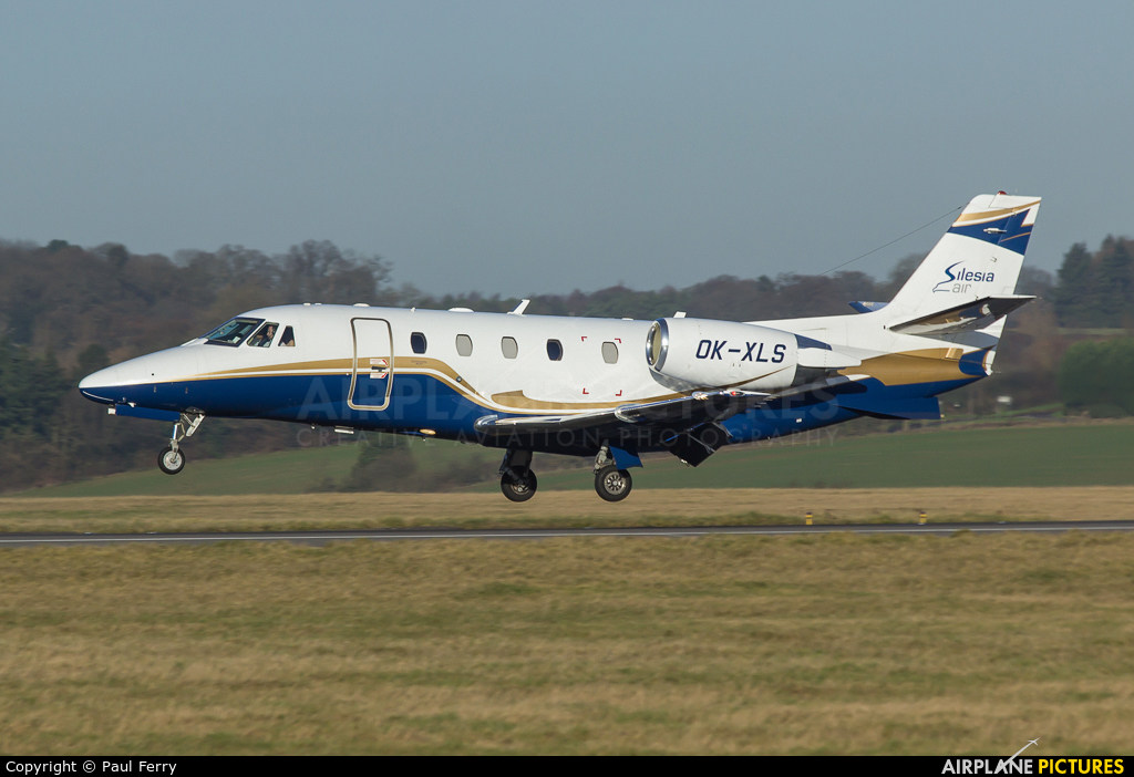 Silesia Air OK-XLS aircraft at London - Luton
