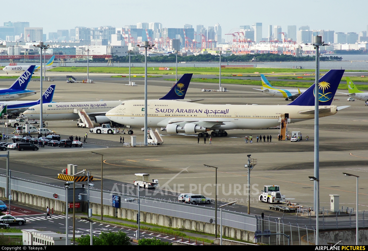 Saudi Arabia - Royal Flight - aircraft at Tokyo - Haneda Intl