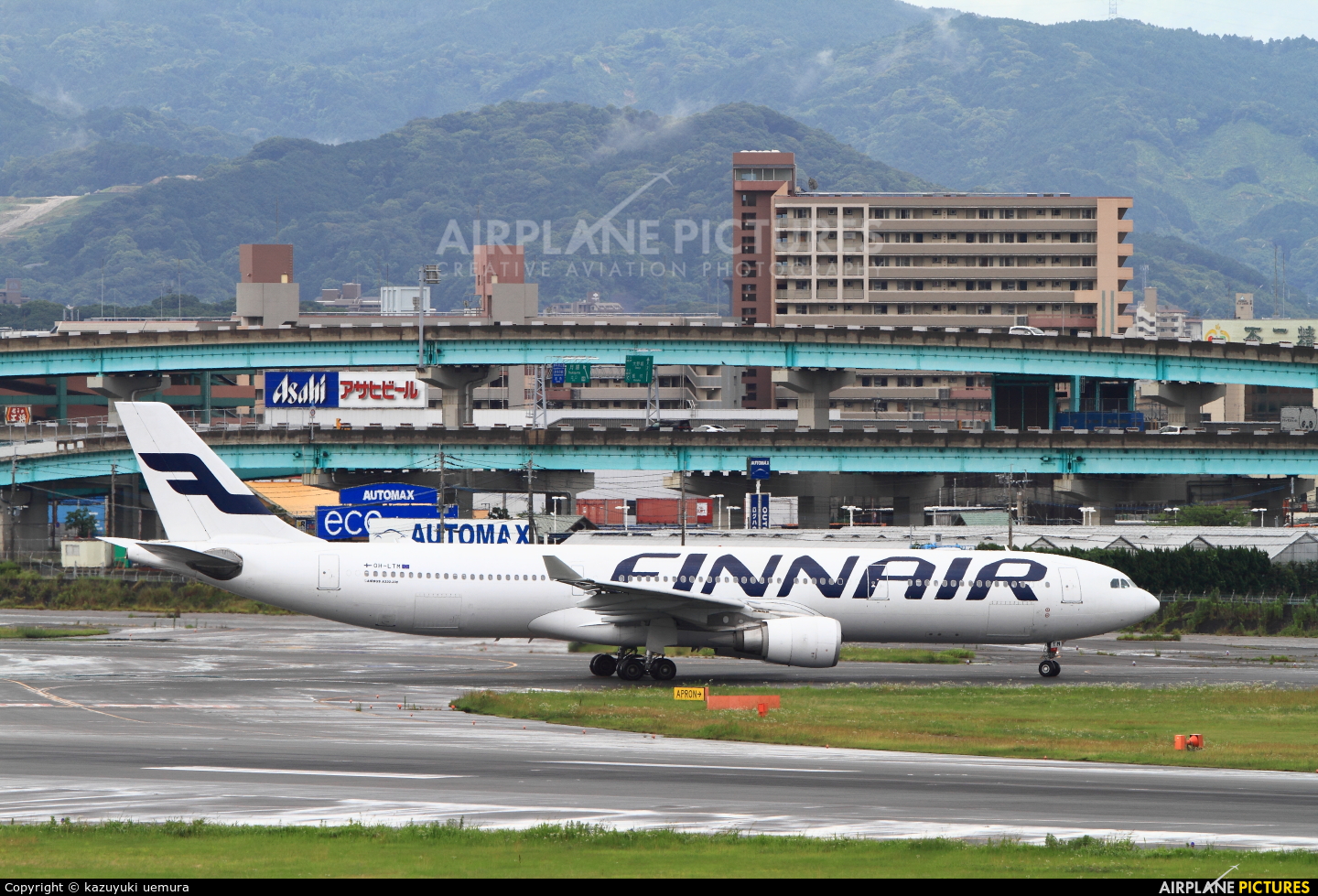 Finnair OH-LTM aircraft at Fukuoka