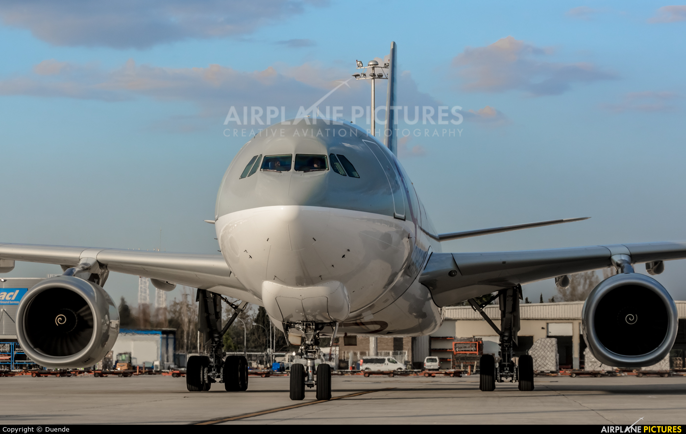 Qatar Airways Cargo A7-AFI aircraft at Zaragoza