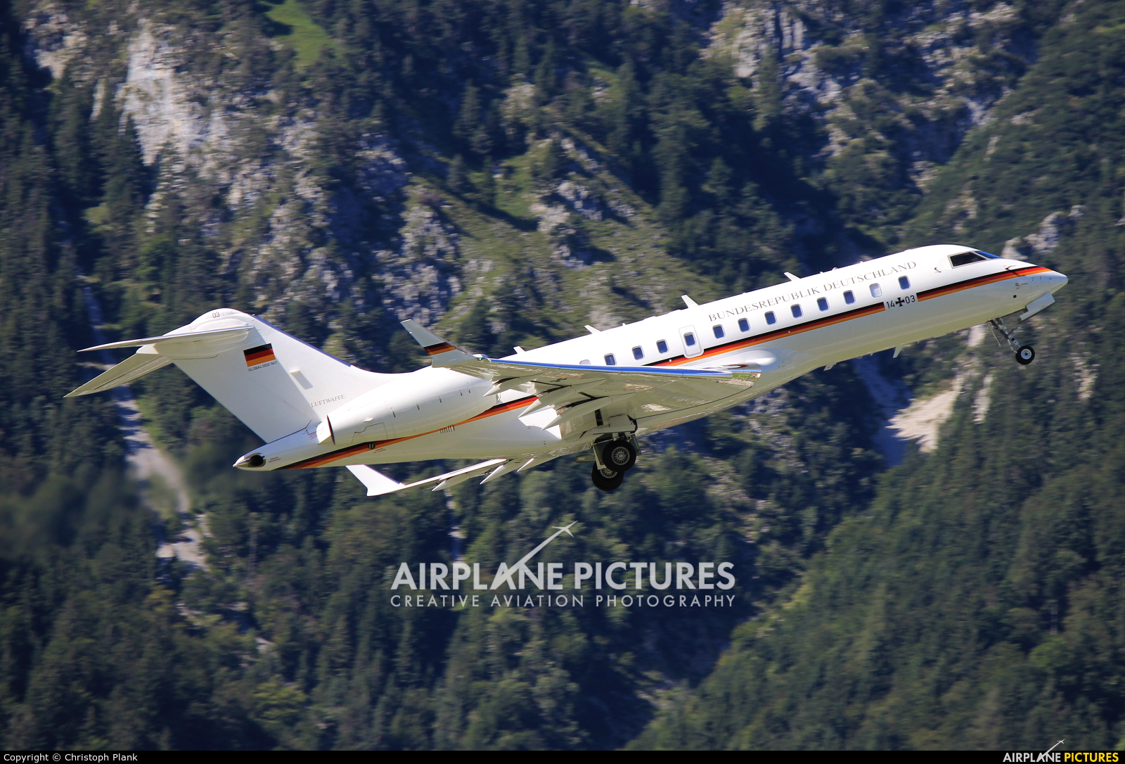 Germany - Air Force 14+03 aircraft at Innsbruck