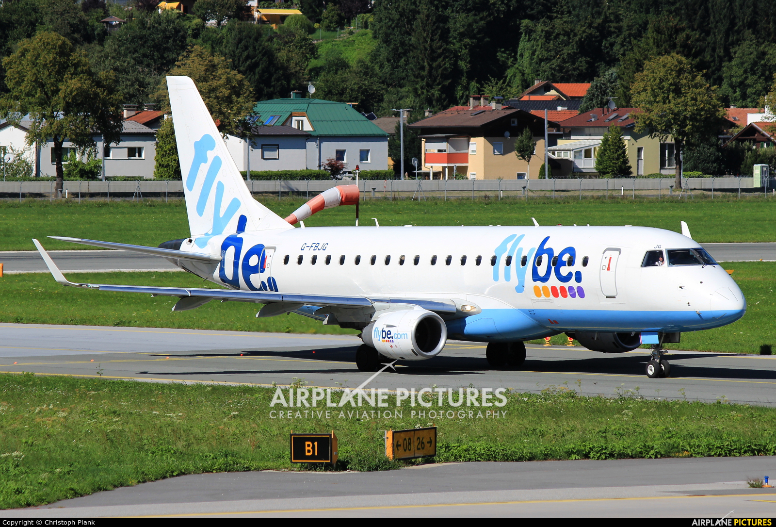 Flybe G-FBJG aircraft at Innsbruck