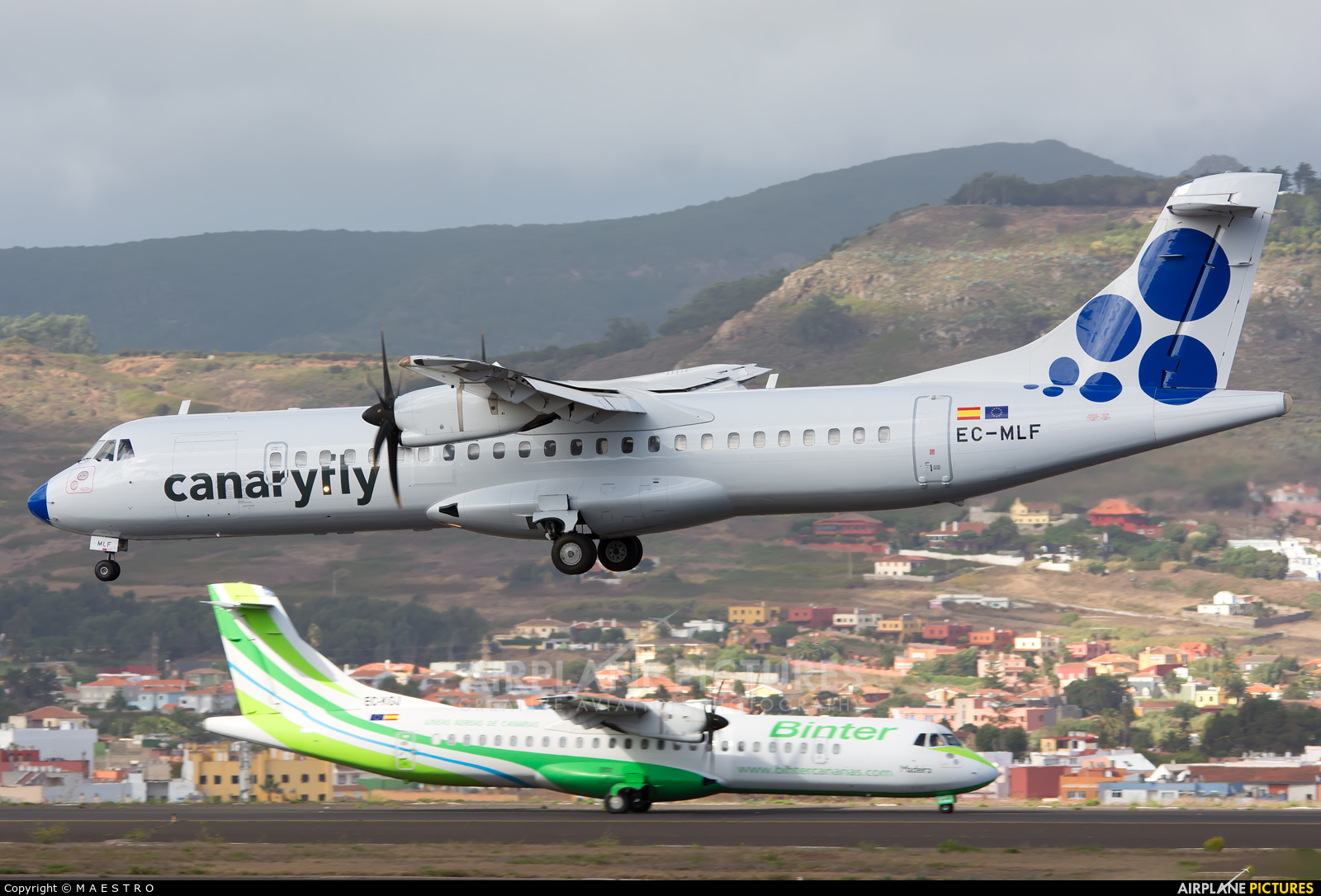 CanaryFly EC-MLF aircraft at Tenerife Norte - Los Rodeos