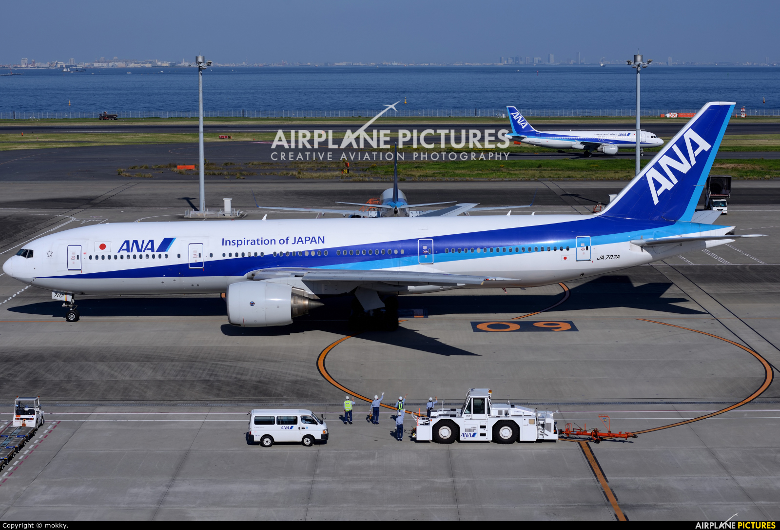 ANA - All Nippon Airways JA707A aircraft at Tokyo - Haneda Intl