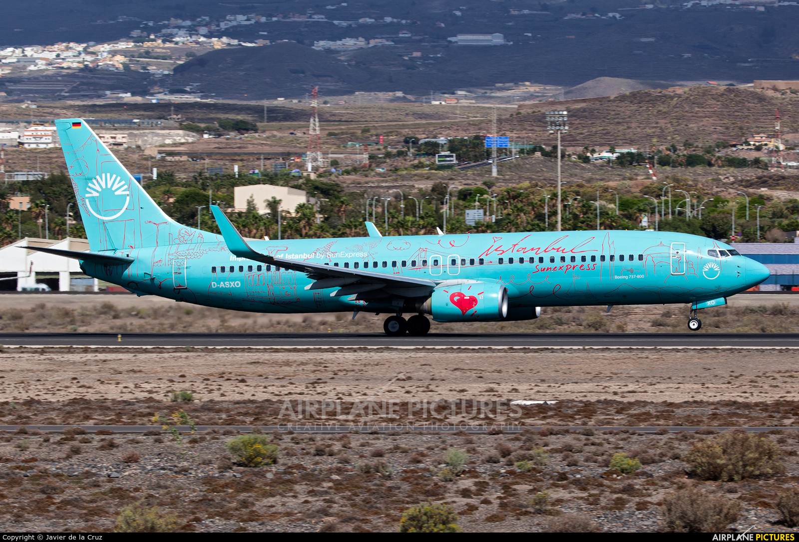 SunExpress Germany D-ASXO aircraft at Tenerife Sur - Reina Sofia