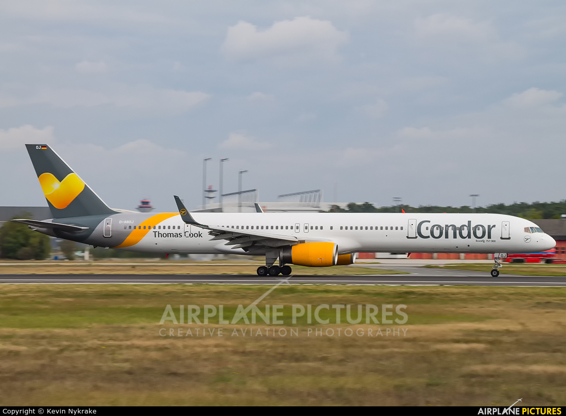 Condor D-ABOJ aircraft at Frankfurt
