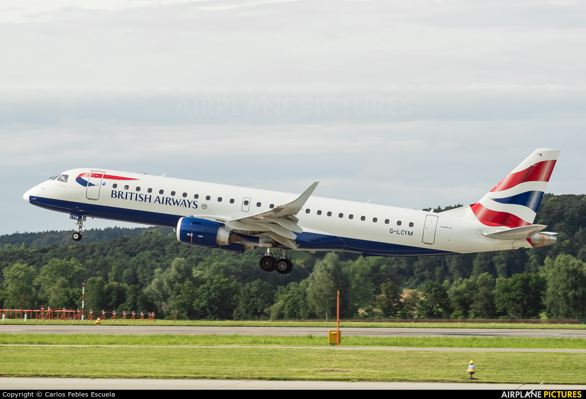 British Airways - City Flyer G-LCYM aircraft at Zurich