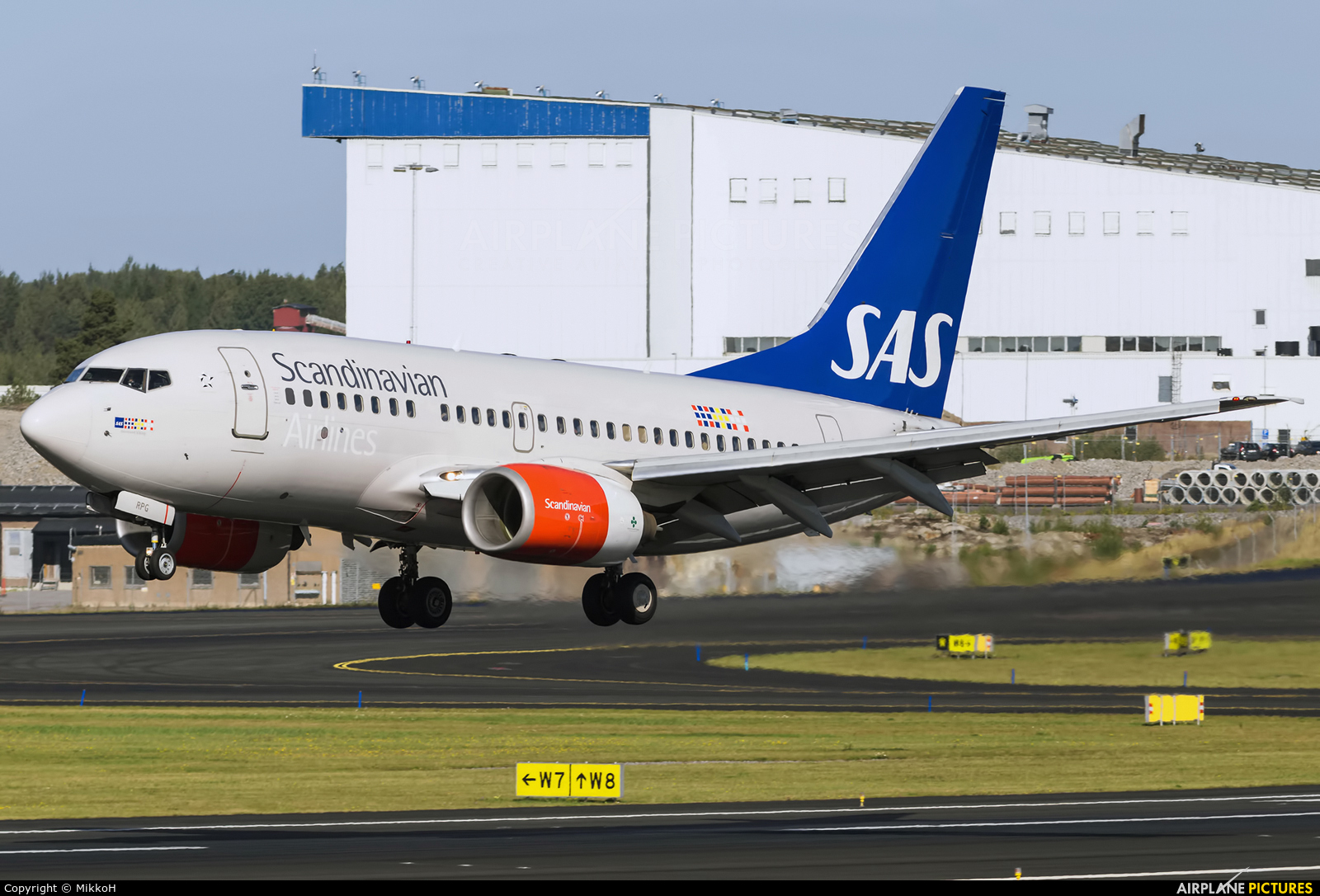 SAS - Scandinavian Airlines LN-RPG aircraft at Stockholm - Arlanda