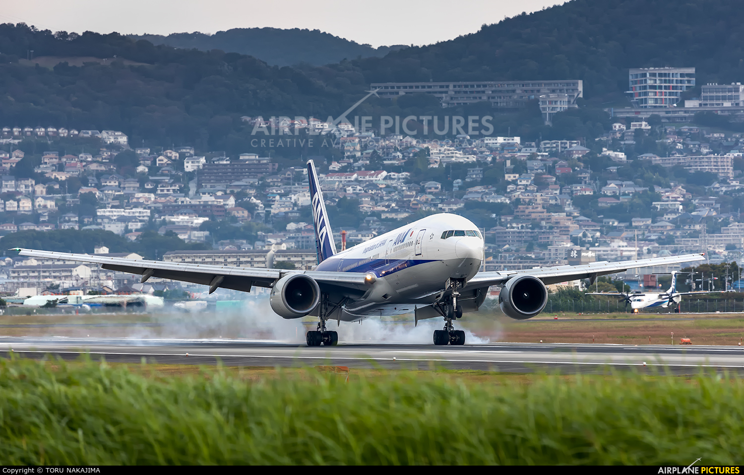 ANA - All Nippon Airways JA702A aircraft at Osaka - Itami Intl
