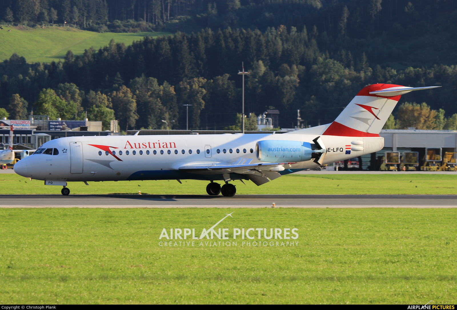 Austrian Airlines/Arrows/Tyrolean OE-LFQ aircraft at Innsbruck