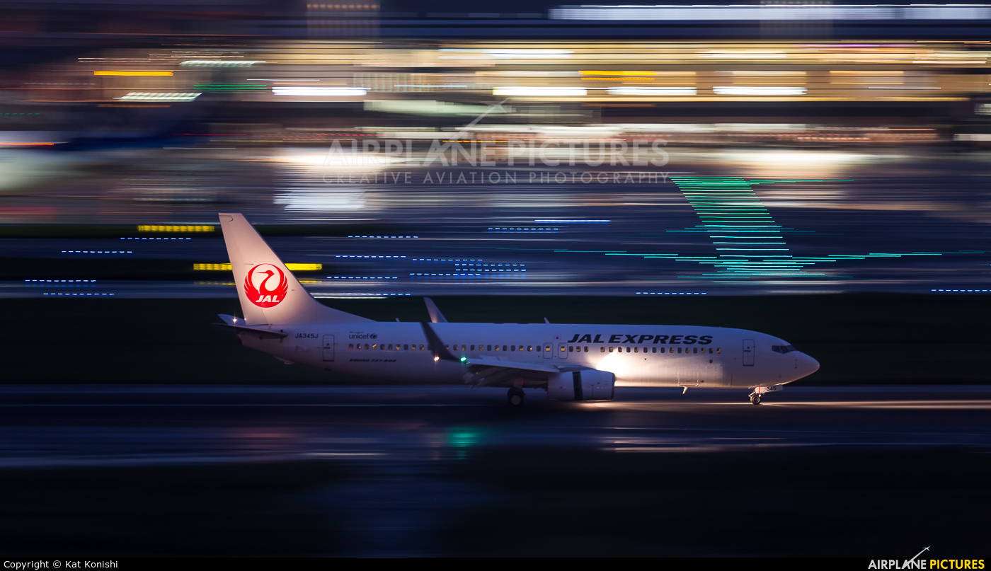 JAL - Japan Airlines JA345J aircraft at Tokyo - Haneda Intl