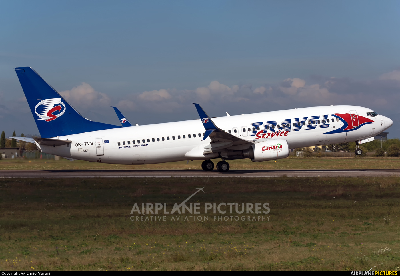 Travel Service OK-TVS aircraft at Verona - Villafranca