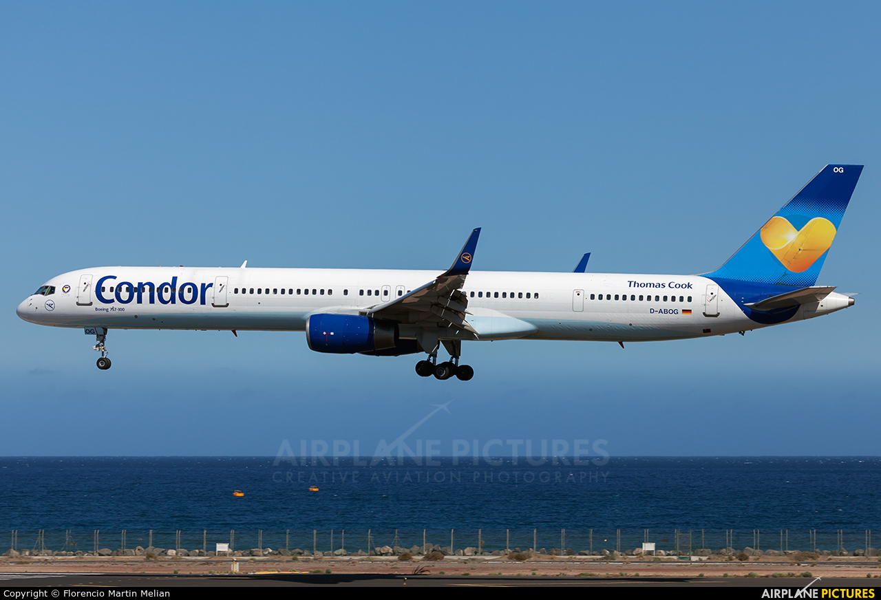 Condor D-ABOG aircraft at Lanzarote - Arrecife