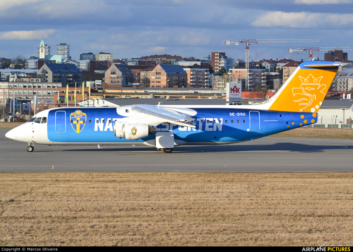 Malmo Aviation SE-DSU aircraft at Stockholm - Bromma