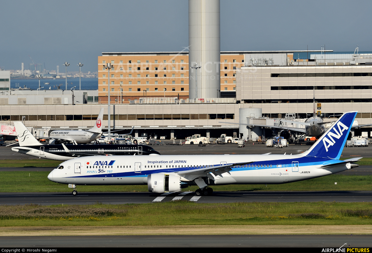 ANA - All Nippon Airways JA882A aircraft at Tokyo - Haneda Intl