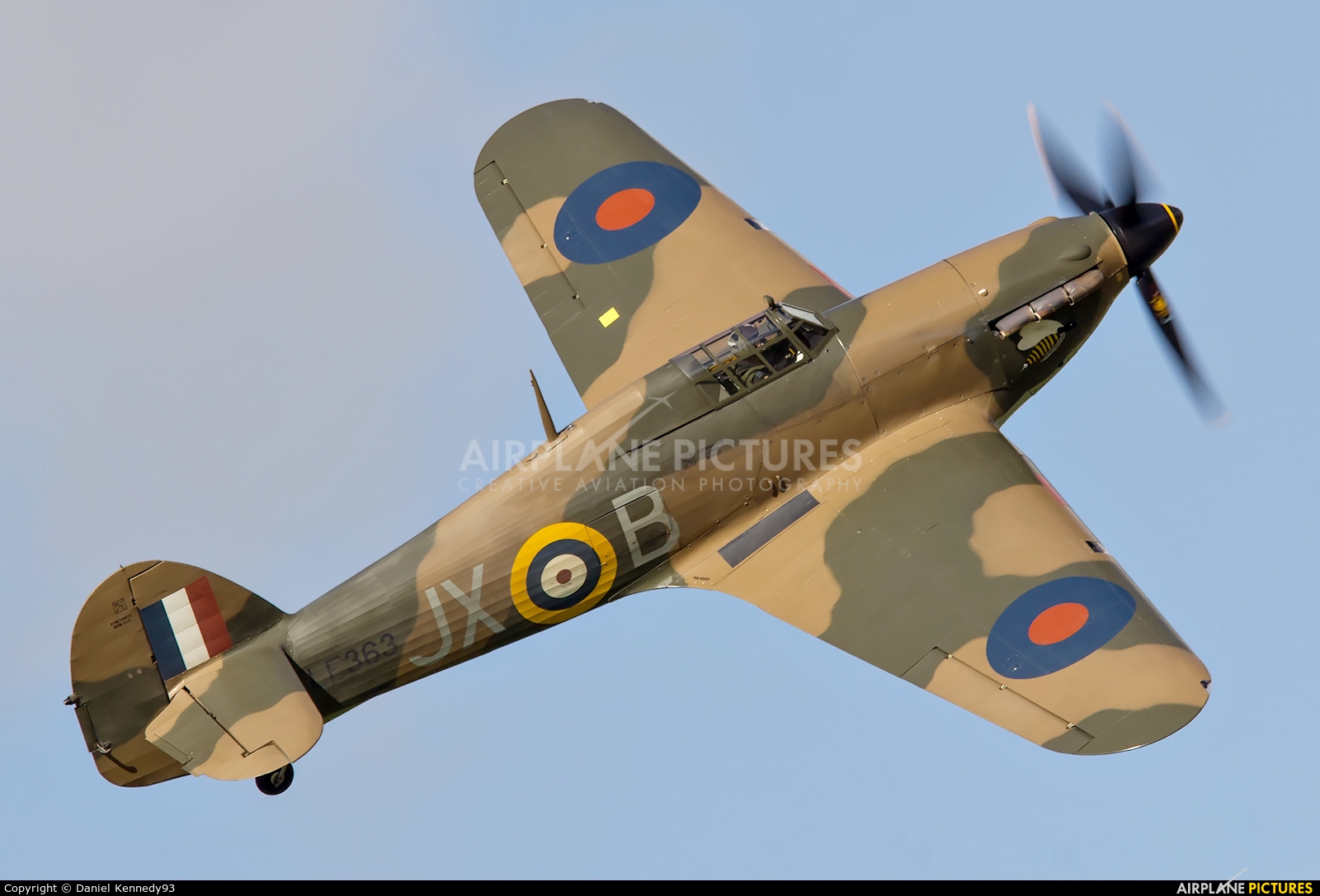 Royal Air Force "Battle of Britain Memorial Flight" LF363 aircraft at Coningsby